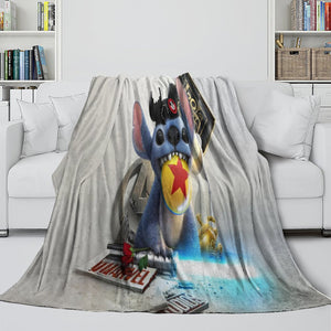 Lilo & Stitch 2025 Blanket Flannel Throw Kids Room Decoration
