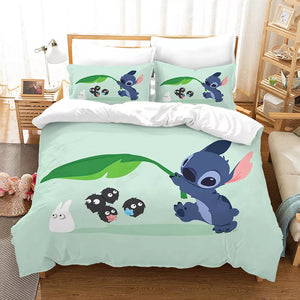 Lilo & Stitch Bedding Set Pattern Quilt Cover Without Filler