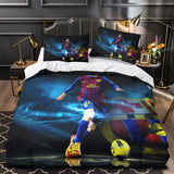 Lionel Messi Pattern Bedding Set Quilt Cover Without Filler