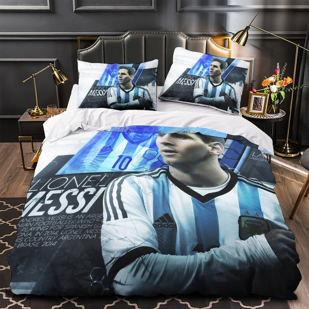 Messi Bedding Set Pattern Quilt Cover Without Filler
