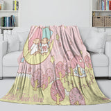 Little Twin Stars Blanket Flannel Fleece Throw Room Decoration