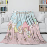 Little Twin Stars Blanket Flannel Fleece Throw Room Decoration