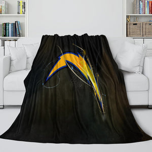 Los Angeles Chargers Blanket Flannel Fleece Throw Room Decoration