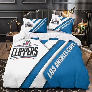 Los Angeles Clippers Bedding Set Duvet Cover Without Filler