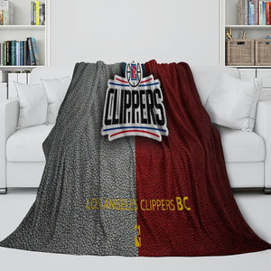 Los Angeles Clippers Blanket Flannel Fleece Throw Room Decoration