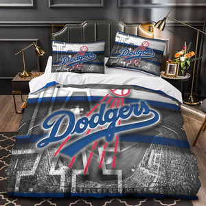 Los Angeles Dodgers Duvet Cover Bedding Set