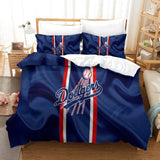 Los Angeles Dodgers Duvet Cover Kids Room Bedding Set Without Filler