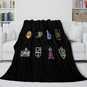 Los Angeles FC Blanket Flannel Fleece Throw Room Decoration