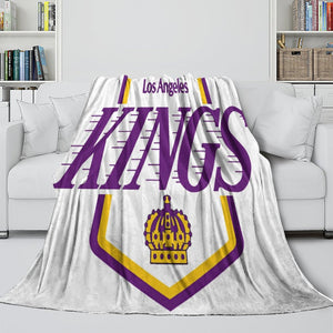 Los Angeles Kings Blanket Flannel Throw Kids Room Decoration