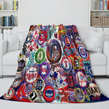 Major League Baseball MLB Blanket Flannel Throw Room Decoration