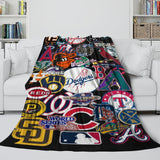 Major League Baseball MLB Blanket Flannel Throw Room Decoration