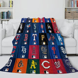 Major League Baseball MLB Blanket Flannel Throw Room Decoration