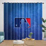 Major League Baseball MLB Curtains Blackout Window Drapes Room Decoration