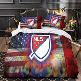 Major League Soccer MLS Duvet Cover Bedding Set Without Filler