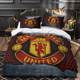 Manchester United Football Club Bedding Set Quilt Cover Without Filler