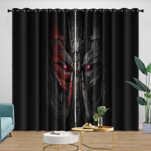 Megatron Curtains Blackout Window Drapes Kids Room Decoration