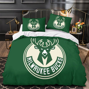 Milwaukee Bucks Bedding Set Duvet Cover Without Filler