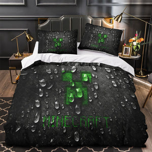 Minecraft Duvet Cover Pattern Bedding Set Without Filler