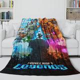 Minecraft Legends Blanket Flannel Throw Room Decoration