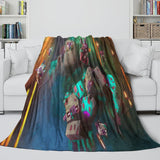 Minecraft Legends Blanket Flannel Throw Room Decoration