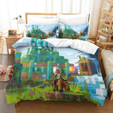Minecraft Legends Duvet Cover Bedding Set Without Filler
