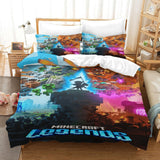 Minecraft Legends Duvet Cover Bedding Set Without Filler