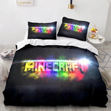 Minecraft Pattern Duvet Cover Kids Room Bedding Sets