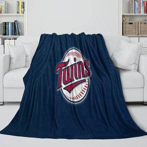 Minnesota Twins Blanket Flannel Throw Room Decoration