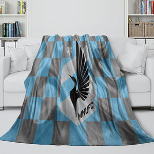 Minnesota United FC Blanket Flannel Fleece Throw Room Decoration
