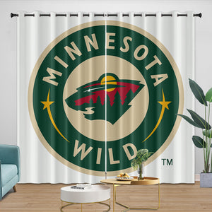 Minnesota Wild Curtains Blackout Window Drapes Room Decoration