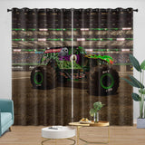 Monster Jam Steel Titans Truck Curtains Blackout Window Drapes