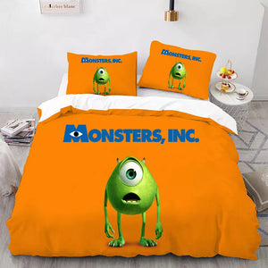 Monsters University Bedding Set Pattern Quilt Cover Without Filler