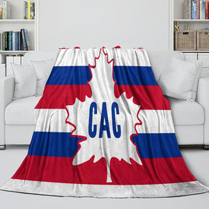 Montreal Canadiens Blanket Flannel Throw Kids Room Decoration