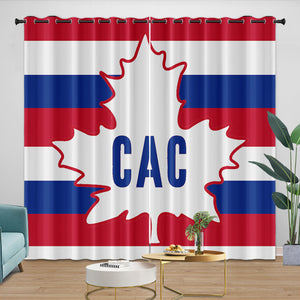 Montreal Canadiens Curtains Blackout Window Drapes Room Decoration
