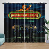 Movie Five Nights At Freddys Curtains Pattern Blackout Window Drapes