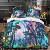 Mushroom House Bedding Set Quilt Cover Room Decoration