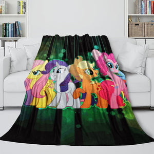 My Little Pony Blanket Flannel Fleece Throw Room Decoration