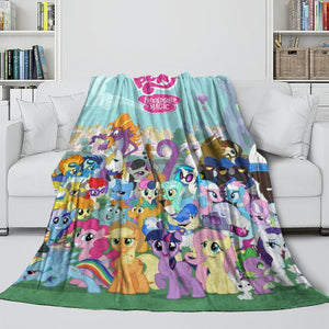 My Little Pony Blanket Flannel Fleece Throw Room Decoration