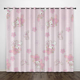 My Melody Curtains Pattern Blackout Window Drapes