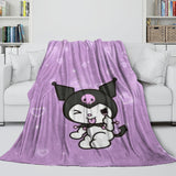 My Melody Kuromi Blanket Flannel Throw Room Decoration