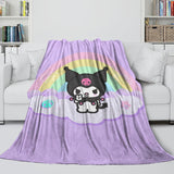 My Melody Kuromi Blanket Flannel Throw Room Decoration