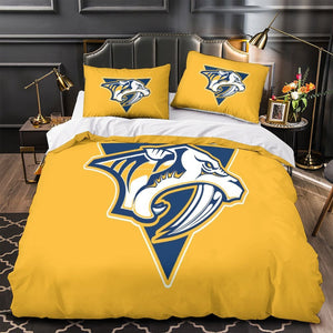 Nashville Predators Bedding Set Quilt Duvet Cover Without Filler
