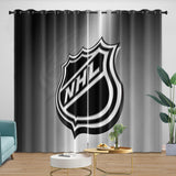 National Hockey League NHL Curtains Blackout Window Drapes Room Decoration