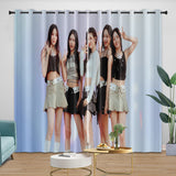 NewJeans Curtains Blackout Window Drapes Kids Room Decoration