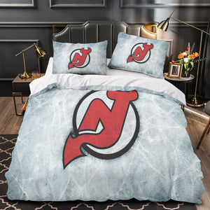 New Jersey Devils Bedding Set Quilt Duvet Cover Without Filler