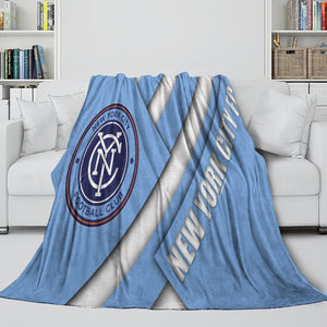 New York City FC Blanket Flannel Fleece Throw Room Decoration
