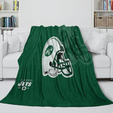New York Jets Blanket Flannel Fleece Throw Room Decoration