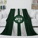 New York Jets Blanket Flannel Fleece Throw Room Decoration