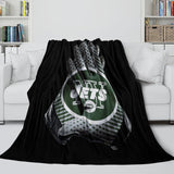 New York Jets Blanket Flannel Fleece Throw Room Decoration