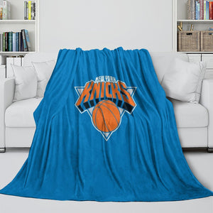 New York Knicks Blanket Flannel Fleece Throw Room Decoration